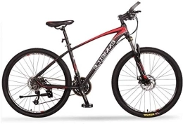 Aoyo Mountainbike Aoyo 27-Gang-Mountainbikes, 27, 5 Zoll große Reifen Mountain Trail Bike, Dual-Suspension Mountainbike, Alurahmen, Männer Frauen Fahrrad, (Color : Red)