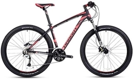 Aoyo Mountainbike Aoyo 27-Gang-Mountainbikes, 27, 5 Zoll große Räder Hardtail Mountainbike, Erwachsene Person Frauen-Männer Alurahmen All Terrain Mountain Bike (Color : Black)