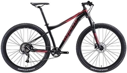 Aoyo Mountainbike Aoyo 9-Speed-Mountainbikes, Erwachsene Big Wheels Hardtail Mountainbike, Alurahmen Front Suspension Fahrrad, Mountain Trail Bike, (Color : Red, Size : 17 Inch Frame)