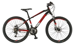 breluxx Mountainbike breluxx® 26 Zoll Mountainbike ALU 6061, FS Alaska Sport D2, Scheibenbremsen - schwarz rot, 21 Gang Shimano