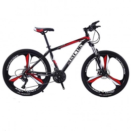 CDBK Mountainbike CDBK Adult Mountainbike, 30 Gang-Doppelscheibenbremsen Fahrrad Schock Offroad-Straßenrennen Eine Runde Student Fahrrad 26 Zoll Rot