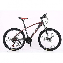 Chenbz Mountainbike Chenbz Outdoor-Sport Mountainbike 2130 Geschwindigkeiten 26" Speichen Felgen Fahrraddoppelscheibenbremse Federgabel Federung Antislip Fahrräder (Color : Black, Size : 24 Speed)