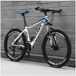 Chenbz Mountainbike Chenbz Outdoor-Sport Mountainbike 30 Geschwindigkeit 26 Zoll mit High Carbon Stahlrahmen Doppelölbrems Federgabel Federung Antislip Bikes, Blau