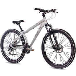 CHRISSON Mountainbike CHRISSON 26" Zoll ALU MTB Mountain Dirt Bike Fahrrad RUBBY Unisex mit 24G Shimano 2xDISK walumin matt