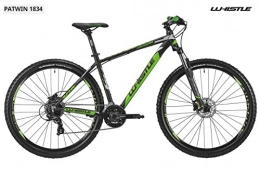 Cicli Puzone Mountainbike Cicli Puzone Fahrrad 29 Whistle Patwin 1834 24 V, Black - Neon Green Matt, L - 21"