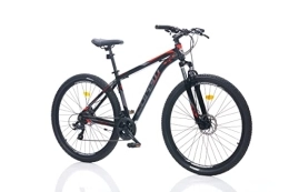 Corelli Mountainbike Corelli 29" Zoll Mountainbike ALU Rahmen RH ca 46cm Herrenfahrrad Jungen Fahrrad Scheibenbremse MTB Mountainbike Hardtail Schwarz Rot