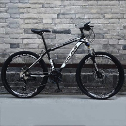 CPY-EX Mountainbike CPY-EX 26-Zoll-Mountainbikes, Doppelscheibenbremse Mountainbike, Herren Damen High-Carbon Stahl All Terrain Alpine Fahrrad, 21 / 24 / 27 / 30 Geschwindigkeit, Spoke, C, 27