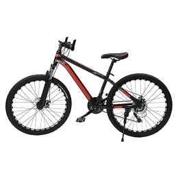 Cutycaty Fahrräder Cutycaty 26 Zoll Mountainbike 21 Gang-Schaltung Fahrrad Scheibenbremse Vollfederung für Damen und Herren Schwarz, Rot