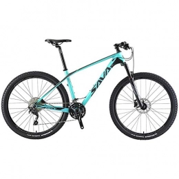 CYCC Mountainbike CYCC 30-Gang 29-Zoll-Raddurchmesser Kohlefaser-Mountainbike Männer- und Frauenrad 30-Gang-Gasgabel-Mountainbike mit Variabler Geschwindigkeit Dika Offroad-Rennen-Blau