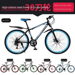 Dafang Mountainbike Dafang Mountainbike Stoßdämpfer Fahrrad 26 Zoll Scheibenbremse 21-Gang-Studentenauto Erwachsenenfahrrad Mountainbike-Kohlenstoffstahl 30_26 Zoll 24 Geschwindigkeit