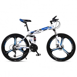 Dapang Mountainbike Dapang Mountainbike 21 / 24 / 27 Speed Stahlrahmen 24 Zoll 3-Speichenrder Federung Faltrad, 8, 27speed