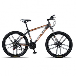 DGAGD Fahrräder DGAGD 24-Zoll-Rahmen aus Mountainbike aus Aluminiumlegierung mit Variabler Geschwindigkeit und zehn Rädern-Schwarz Orange_21 Geschwindigkeit