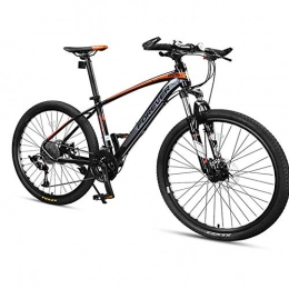 DJYD Fahrräder DJYD 33-Speed ​​Mountain Bikes, Männer Aluminiumrahmen Scheibenbremse Hardtail Mountainbike, Damen-Gebirgsfahrrad, All Terrain Mountainbike, Grau, 27, 5 Zoll FDWFN (Color : Grey, Size : 26 Inch)