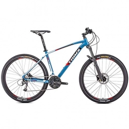 DJYD Fahrräder DJYD Erwachsene Mountain Bikes, 27-Gang 27, 5 Zoll Big Wheels Alpine Fahrrad, Aluminiumrahmen, Hardtail Mountainbike, Anti-Rutsch-Bikes, orange FDWFN (Color : Blue)