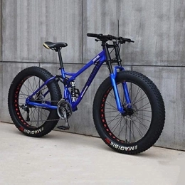 DULPLAY Mountainbike DULPLAY 26 Zoll Mountainbike, 7 Geschwindigkeit Fahrrad, Straßenfahrrad Racing Für Männer Frauen Erwachsene, Hochkohlestahl Rahmen, Doppelscheibenbremse Blau 26", 7-Gang