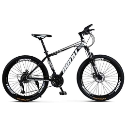 DULPLAY Mountainbike DULPLAY Erwachsene MTB, Hoch-kohlenstoffstahl Fahrrad Mit Front-aufhängung, Leicht Dual-scheiben-Bremse Mountainbike Schwarz 26", 24-Gang