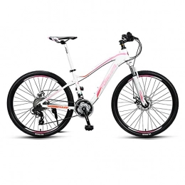 XIAXIAa Mountainbike Fahrrad, 26-Zoll-Mountainbike FüR Frauen, 27-Gang-DoppelstoßDäMpferfahrrad, mit Aluminiumlegierung, Low-Span-Rahmen, Antirutsch, Doppelscheibenbremse / A / 167x100cm