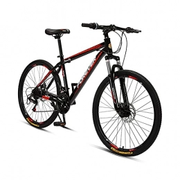 XIAXIAa Mountainbike Fahrrad, Mountainbike, 24 Zoll 26-Gang-StoßDäMpfer-Fahrrad, mit Rahmen aus Kohlenstoffhaltigem Stahl, FüR Erwachsene, Doppelscheibenbremse, Design mit Geringer Spannweite / A / 172x96cm