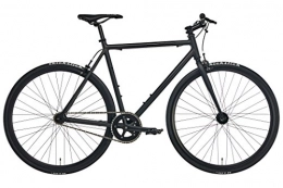 FIXIE INC CYCLES-FOR-HEROES.COM Mountainbike Fixie Urban-Bike Blackheath Black 2018 ist EIN leichtes City-Rad in Matt-Schwarz | Cooles Fixed-Gear Fahrrad mit 28-Zoll Reifen