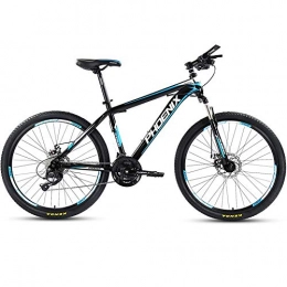 FNCUR Mountainbike FNCUR Mountainbike-Mnner und Frauen Aluminiumlegierung Variable Speed Fahrrad Jugend Schler Dmpfende Off-road-Rennwagen-27.5-Zoll-27-Gang-Aluminium-Legierung Rad (Color : Black Blue)