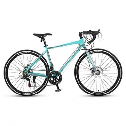 FNCUR Mountainbike FNCUR Straenfahrrad Mnnliche und weibliche Studenten for Erwachsene mit Variabler Geschwindigkeit Aluminium Offroad-Road-Rennen Shimano 14-Gang-700C Aluminiumlegierung (Color : Green)