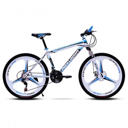 FXMJ Mountainbike FXMJ Mountainbike 26 Zoll 27 Gang Doppelscheibenbremsen Fahrrad 3 Messer Rad Mountainbike Für Erwachsene Jugendliche, MTB Fahrrad Rennräder, White Blue