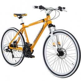 Galano  Galano 26 Zoll Toxic Mountainbike Hardtail MTB Jugendmountainbike Jugendfahrrad (Orange, 46 cm)