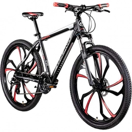 Galano  Galano 650B MTB Hardtail Mountainbike 27, 5 Zoll Primal Fahrrad Mountain Bike (schwarz / rot, 48 cm)