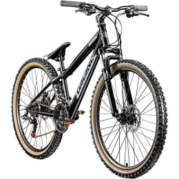 Galano Mountainbike Galano Dirtbike 26 Zoll MTB G600 Mountainbike Fahrrad 18 Gang Dirt Bike Rad (schwarz / Silbergrau, 33 cm)