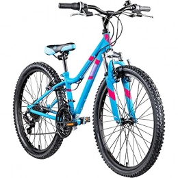 Galano  Galano GA20 Mountainbike 24 Zoll Jungen Mädchen Fahrrad für Jugendliche Jugendfahrrad MTB Hardtail Jugend Kinder Fahrrad ab 8 Jahre Mountain Bike 21 Gänge (blau, 30 cm)