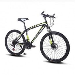 GJNWRQCY Mountainbike GJNWRQCY 21-Gang-26-Zoll-Dual-Scheibenbremsen Eisen Schulter Federung Gabelschaltung Fahrrad Erwachsenen Mountainbike, Grn