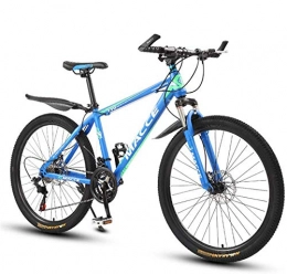 GOLDGOD Mountainbike GOLDGOD Mountainbike 26 Zoll, 24-Gang Dual Disc Brake Trail Bike Rutschfestes Und Verschleißfestes Hardtail-Mountainbike Aus Kohlenstoffstahl, Blau, 24inch