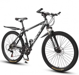 GOLDGOD Mountainbike GOLDGOD Mountainbike 26 Zoll, 24-Gang Dual Disc Brake Trail Bike Rutschfestes Und Verschleißfestes Hardtail-Mountainbike Aus Kohlenstoffstahl, Schwarz, 26inch