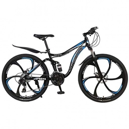 GQFGYYL-QD Mountainbike GQFGYYL-QD Mountainbike mit verstellbarem Sitz und Stoßdämpfung, Doppelscheibenbremse 26-Zoll-Räder 27-Gang, für Erwachsene im Freien, 4