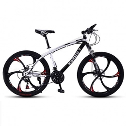 GQFGYYL-QD Mountainbike GQFGYYL-QD Mountainbike mit verstellbarem Sitz und Stoßdämpfung, Doppelscheibenbremse Mountainbike 26-Zoll-Räder 21-Gang, für Erwachsene im Freien, 4