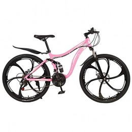 GQFGYYL-QD Mountainbike GQFGYYL-QD Mountainbike mit Verstellbarem Sitz und Stoßdämpfung, Doppelscheibenbremse Mountainbike, für Erwachsene im Freien 26-Zoll-Räder 27-Gang, 3