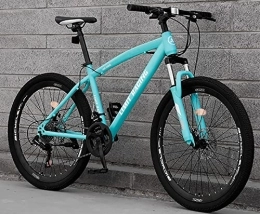 GX.KNIFE Mountainbike GX.KNIFE Mountain-Fahrrad Mit Variabler Geschwindigkeit, 21-Gang-Kreuzer Mit Variabler Geschwindigkeit Für Männer Und Frauen, Offroad-Straßenrennen, Erwachsener Arbeitsstudent, Bianchi, 24''21 Speed