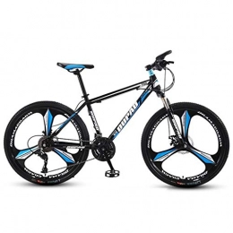 GXQZCL-1 Fahrräder GXQZCL-1 Mountainbike, Fahrrder, 26inch Mountainbike, Bergfahrrder Hardtail, Doppelscheibenbremse und Vorderradaufhngung, 26inch Rad, Stahl-Rahmen MTB Bike (Color : Black+Blue, Size : 24-Speed)