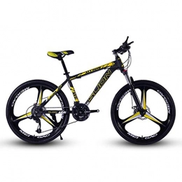GXQZCL-1 Fahrräder GXQZCL-1 Mountainbike, Fahrrder, 26inch Mountainbike, Stahl Hardtail Bergfahrrder, Doppelscheibenbremse und Vorderradaufhngung, Mag-Rad MTB Bike (Color : Black+Yellow, Size : 21 Speed)