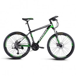 GXQZCL-1 Fahrräder GXQZCL-1 Mountainbike, Fahrrder, Mountainbike / Fahrrder, Aluminium Rahmen, Vorderradaufhngung und Dual Disc Brake, 26inch Rder, 27 Geschwindigkeit MTB Bike (Color : Black+Green)