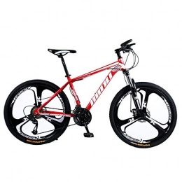 GZMUK Mountainbike GZMUK 26 Zoll Mountainbike Kohlenstoffreicher Stahl 21(24, 27) Geschwindigkeit Scheibenbremse Fahrrad Für Jungen, Mädchen, Herren Und Damen, Rot, 27 Speed