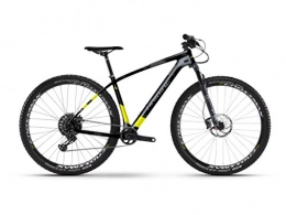 HAIBIKE Mountainbike Haibike Mountain Bikes Greed HardNine 9.0 12-G GX Eagle 18 HB Carbon / neon Yellow / Titan. matt Small