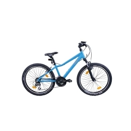 Hawk Mountainbike HAWK Mountain Trail Youth Kinder Fahrrad 24 Zoll Jungen I Kinder-Mountainbike mit leichtem MTB Alurahmen, Zoom Federgabel & 21-Gang Schaltung I Petrol