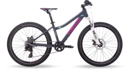 HEAD Fahrräder HEAD Unisex Jugend Lauren II Kinder-Mountainbike, Grau matt, 34 cm