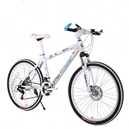 HUWAI Mountainbike HUWAI Mountain Trail Bike, Männer Mountain Bike mit 26-Zoll-Rädern, 27 Geschwindigkeit, leichte Aluminiumrahmen MTB Fahrrad mit Scheibenbremsen, Vorderradaufhängung, Weiß