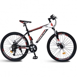 Hxx Mountainbike Hxx Mountainbike, 26"Faltbare Rahmen Aus Kohlenstoffstahl Doppelscheibenbremse Fahrrad 24 Geschwindigkeit Doppel Stodmpfung Mnner Und Frauen Variable Geschwindigkeit Mountainbike, Rot