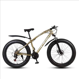 Hycy Mountainbike HYCy Herren Adult Fat Tire Mountainbike, Snowbikes Mit Variabler Geschwindigkeit, Doppelscheibenbremse Beach Bicycle, 26 Zoll Wheel Cruiser Fahrräder