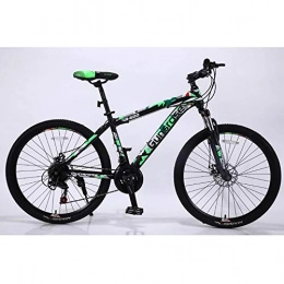 JAEJLQY Mountainbike JAEJLQY Fahrrad-Mountainbike, 27 Geschwindigkeit Mountainbike Kreuz-Land Aluminium Rahmen 26 Disc Bremse Schnee Fahrrad, Grün