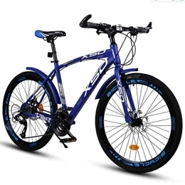 JLRTY Mountainbike JLRTY Mountainbike Fahrrad 26" Dual Full Suspension 21 Geschwindigkeit Leichte Carbon-Stahlrahmen Scheibenbremse for Frauen Männer (Color : Blue, Size : 21speed)