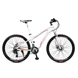 JLRTY Fahrräder JLRTY Mountainbike Mountainbike, 26” Männer / Frauen Hardtail Bike, Aluminiumrahmen Mit Scheibenbremsen Und Vorderradaufhängung, 27 Geschwindigkeit (Color : Pink)